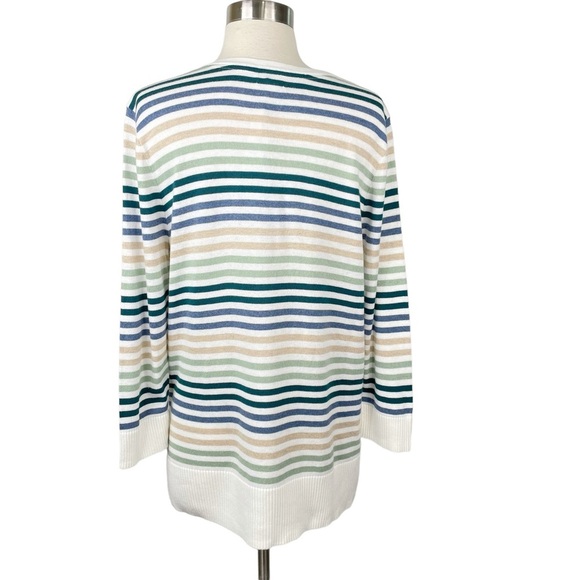 Stitch Fix l Market & Spruce Leila Split Neck Tassel Pullover, Large - Picture 10 of 10
